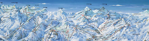 Val-d´Isere-Sky-Mapa